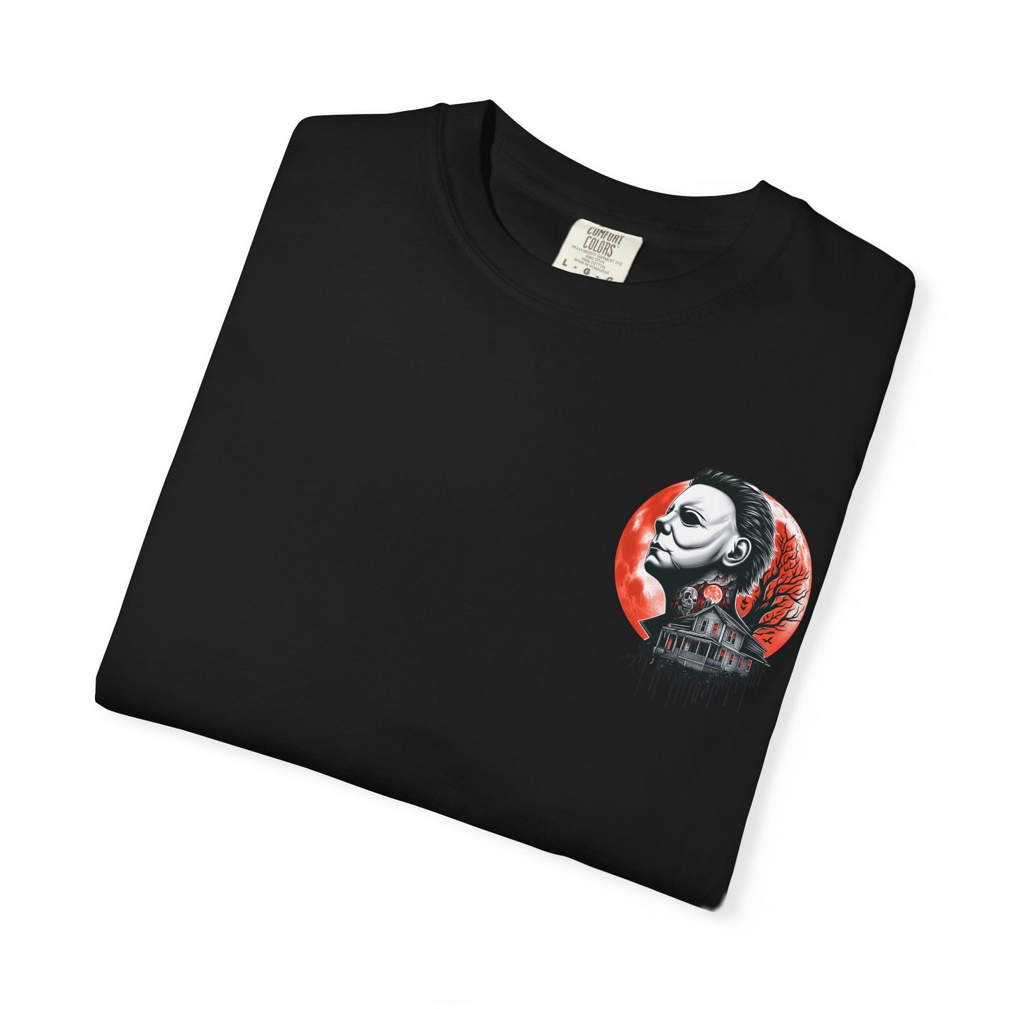 Spooky Horror Graphic T-shirt for Halloween, Unisex Tee, Scary Movie Fan Gift, Casual Wear, Gothic Style, Gift for Horror Lovers