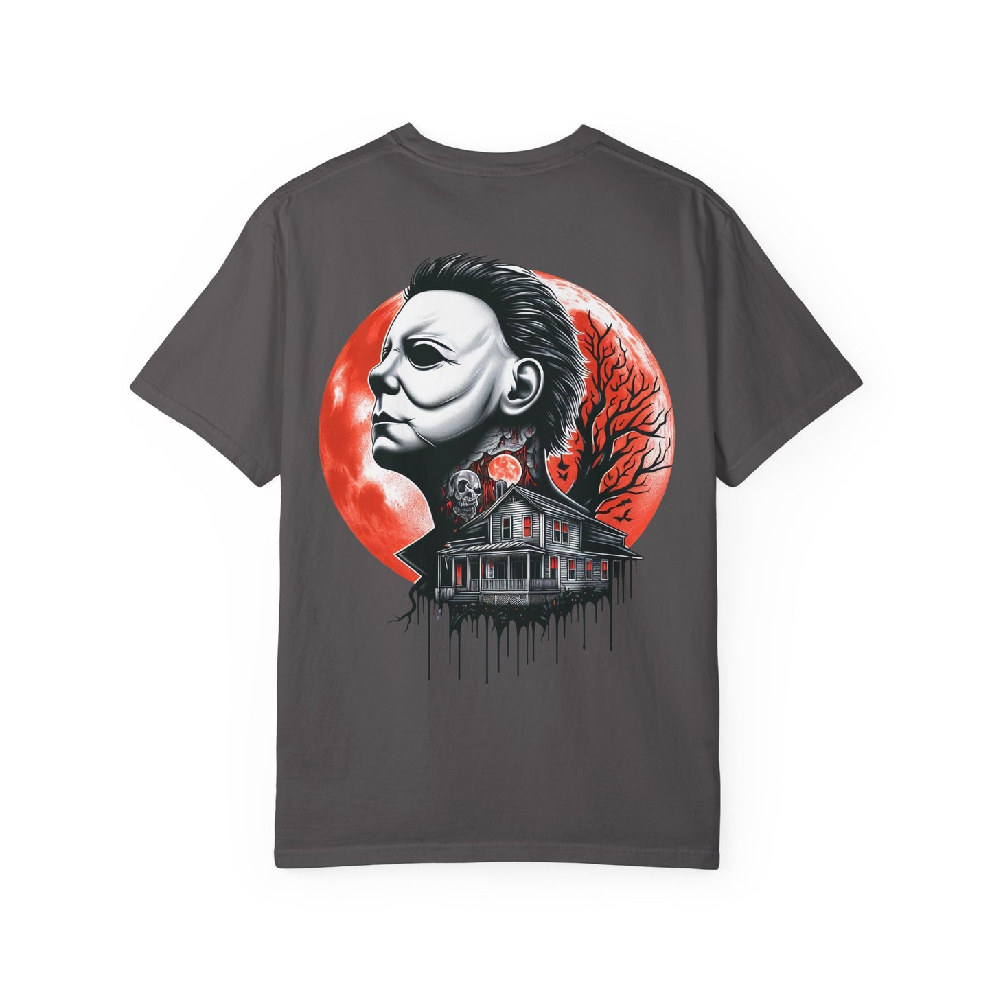 Spooky Horror Graphic T-shirt for Halloween, Unisex Tee, Scary Movie Fan Gift, Casual Wear, Gothic Style, Gift for Horror Lovers