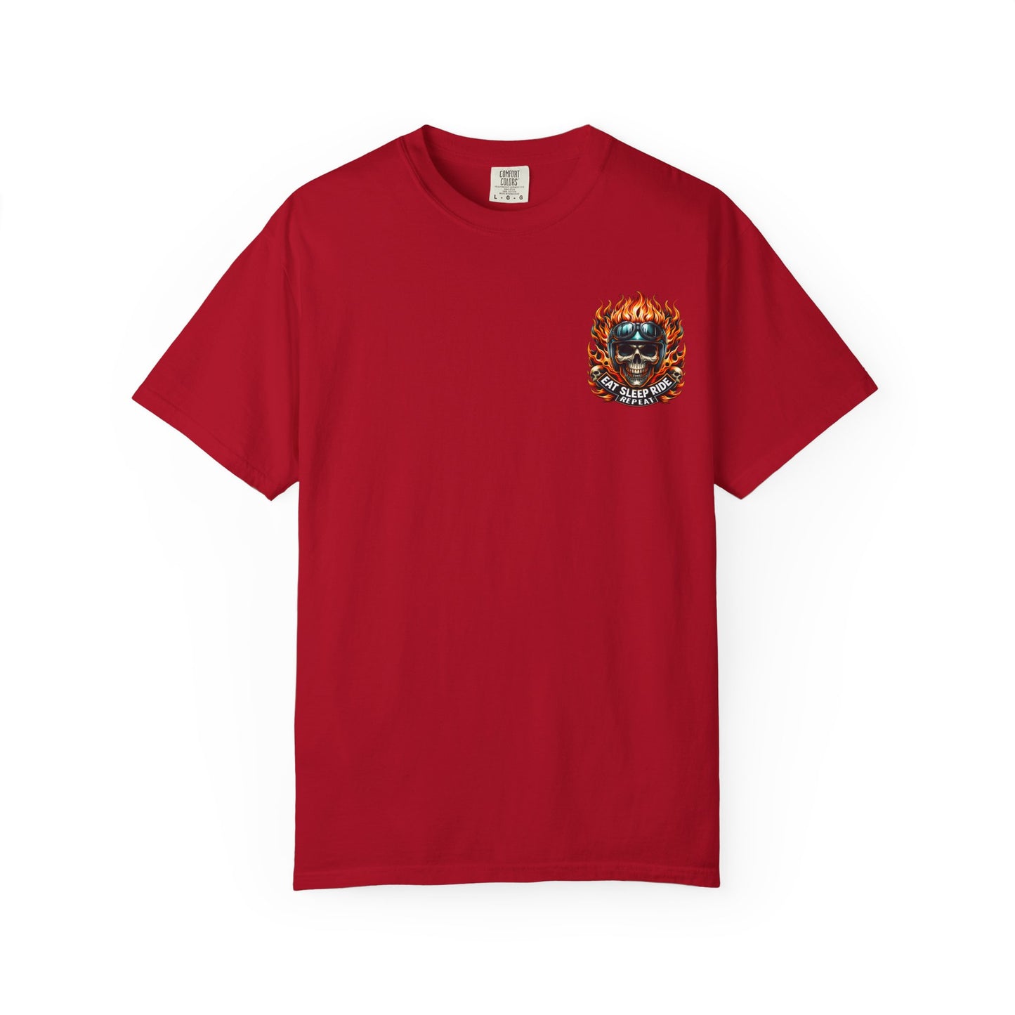Bold Skull Graphic T-Shirt - Unisex, Biker Apparel, Casual Wear, Gift for Motorcycle Enthusiasts, Vintage Style Tee