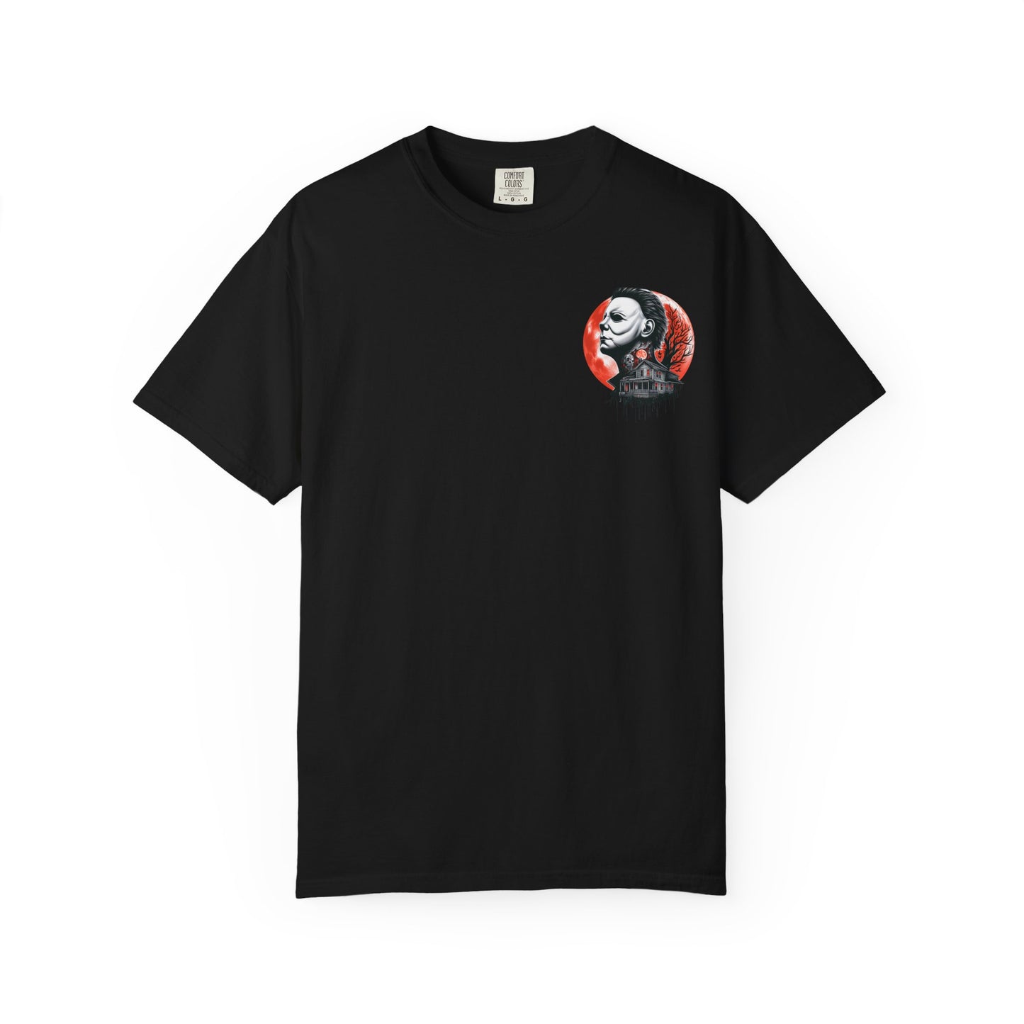 Spooky Horror Graphic T-shirt for Halloween, Unisex Tee, Scary Movie Fan Gift, Casual Wear, Gothic Style, Gift for Horror Lovers