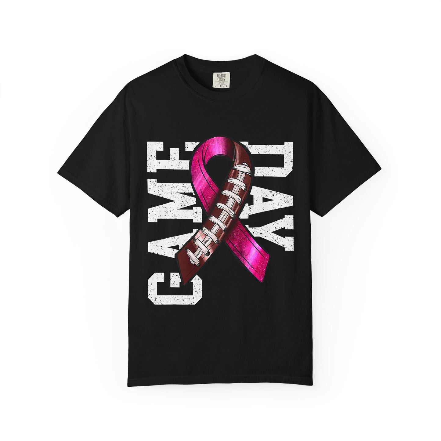 Game Day Football Awareness T-Shirt | Unisex, Casual Tee, Sports Fan Gift, Breast Cancer Awareness Tee, Game Day Outfit