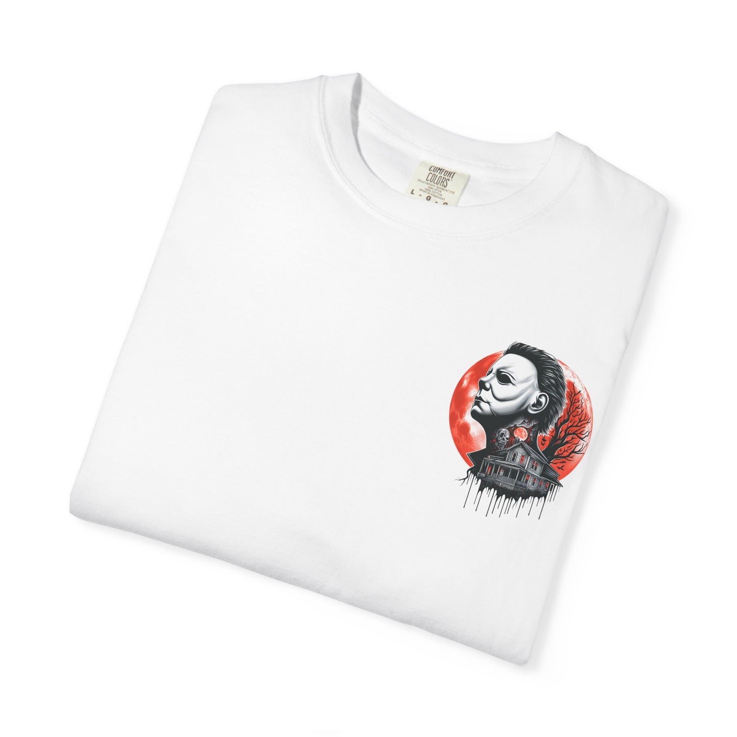Spooky Horror Graphic T-shirt for Halloween, Unisex Tee, Scary Movie Fan Gift, Casual Wear, Gothic Style, Gift for Horror Lovers