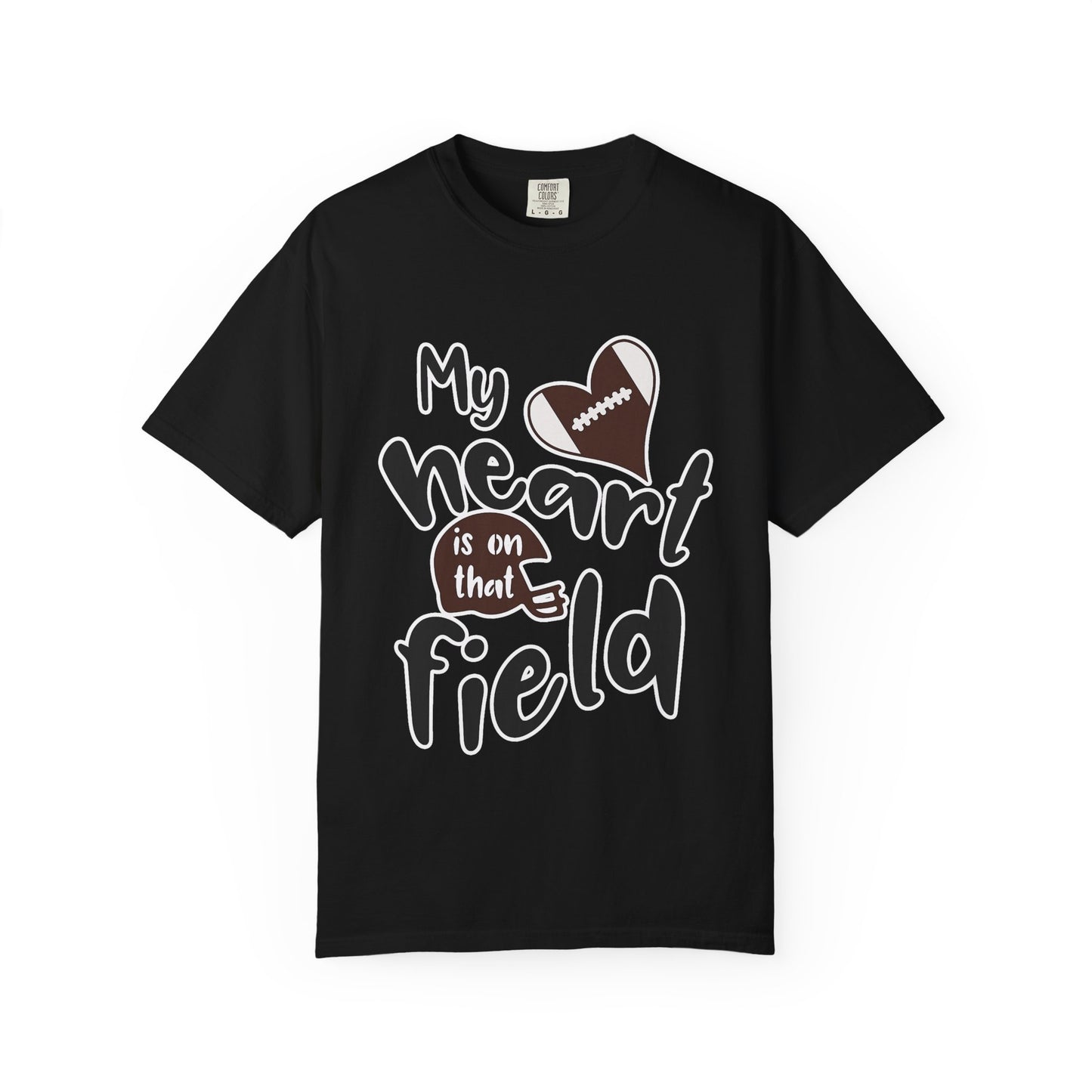 Heart on the Field Tee - Perfect for Sports Fans, Gift for Athletes, Game Day Apparel, Unisex T-shirt, Sports Event Shirt