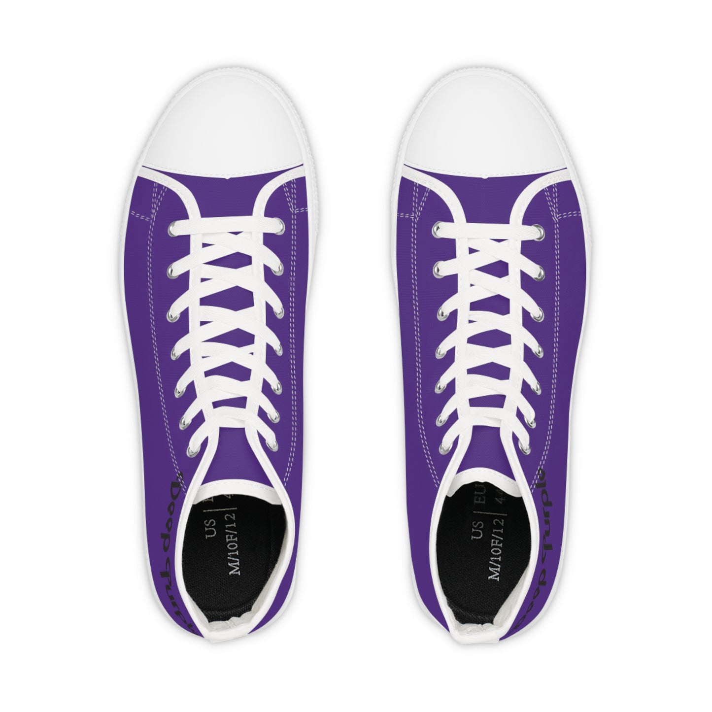 Purple High Top Sneakers, Trendy Men’s Footwear, Casual Street Style, Gifts for Him, Stylish Everyday Shoes, Comfortable Sneakers