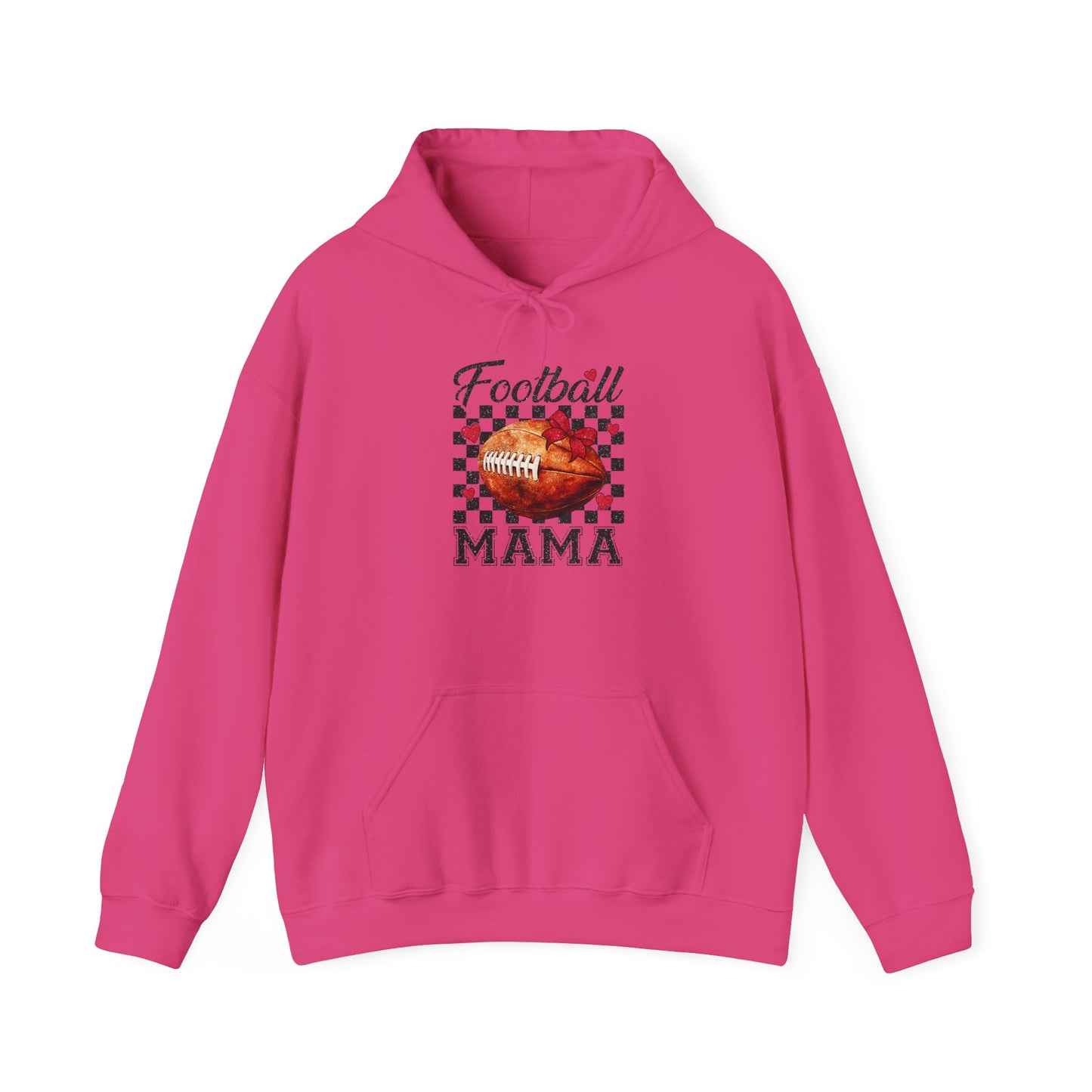 Football Mama Unisex Heavy Blend Hooded Sweatshirt | Cozy Sports Apparel for Football Moms, Gift for Game Day, Fall Fashion, Team Spirit