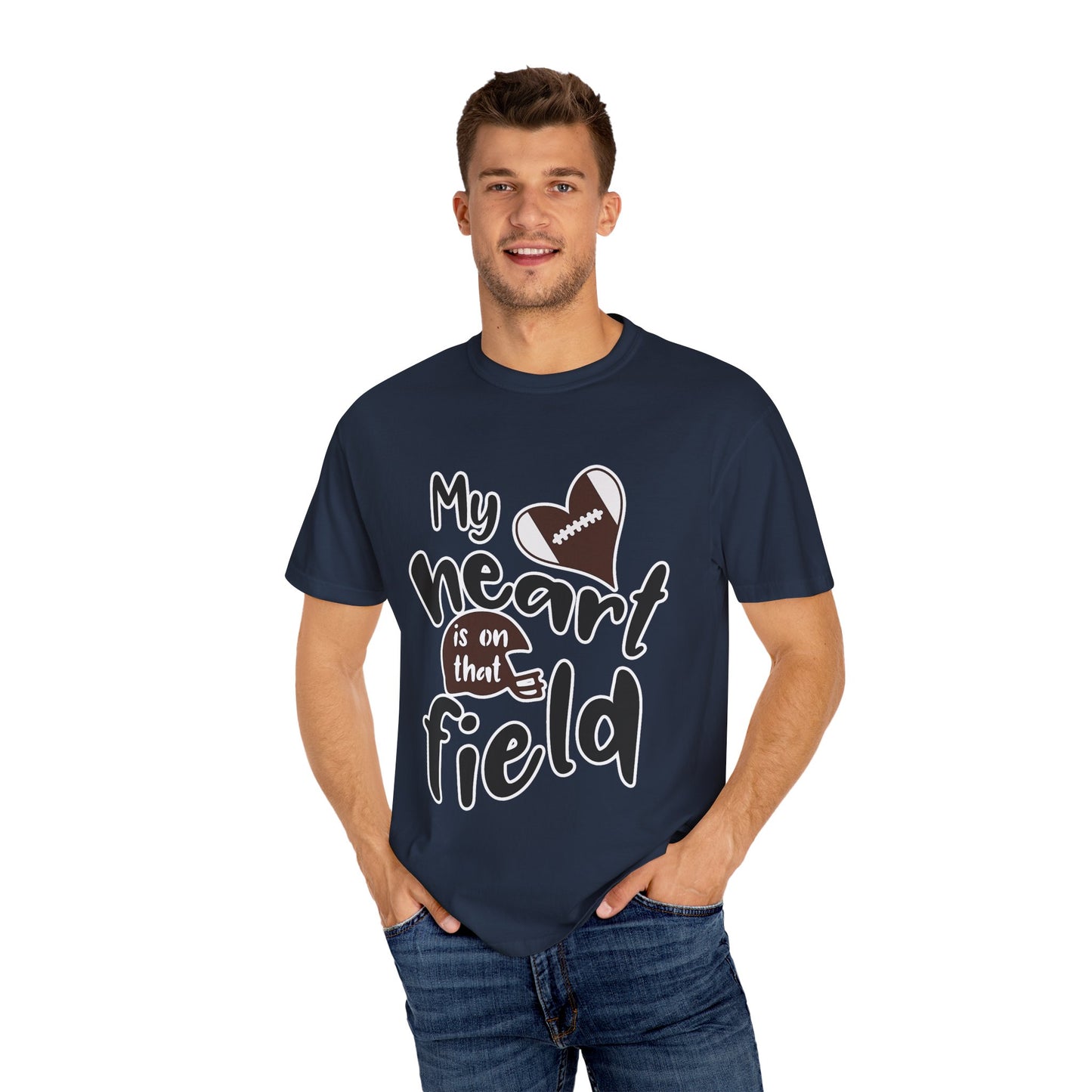 Heart on the Field Tee - Perfect for Sports Fans, Gift for Athletes, Game Day Apparel, Unisex T-shirt, Sports Event Shirt