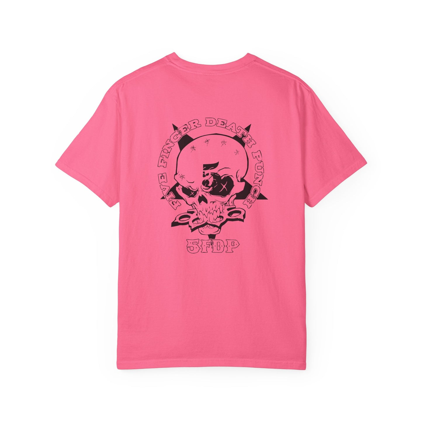 Edgy Graphic Tee with Skull Design, Unisex Punk T-Shirt, Alternative Fashion, Casual Wear, Gift for Rock Music Lovers