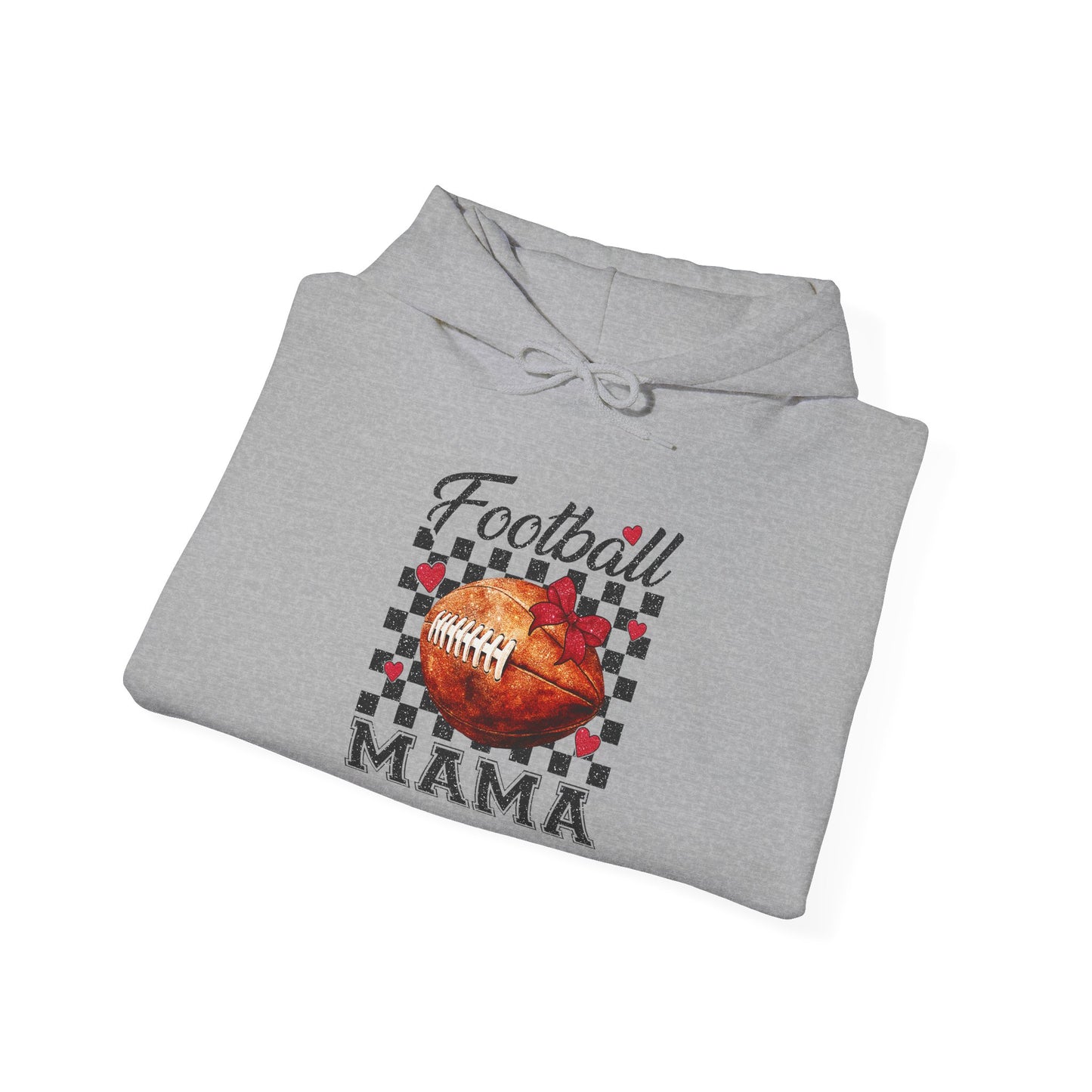 Football Mama Unisex Heavy Blend Hooded Sweatshirt | Cozy Sports Apparel for Football Moms, Gift for Game Day, Fall Fashion, Team Spirit