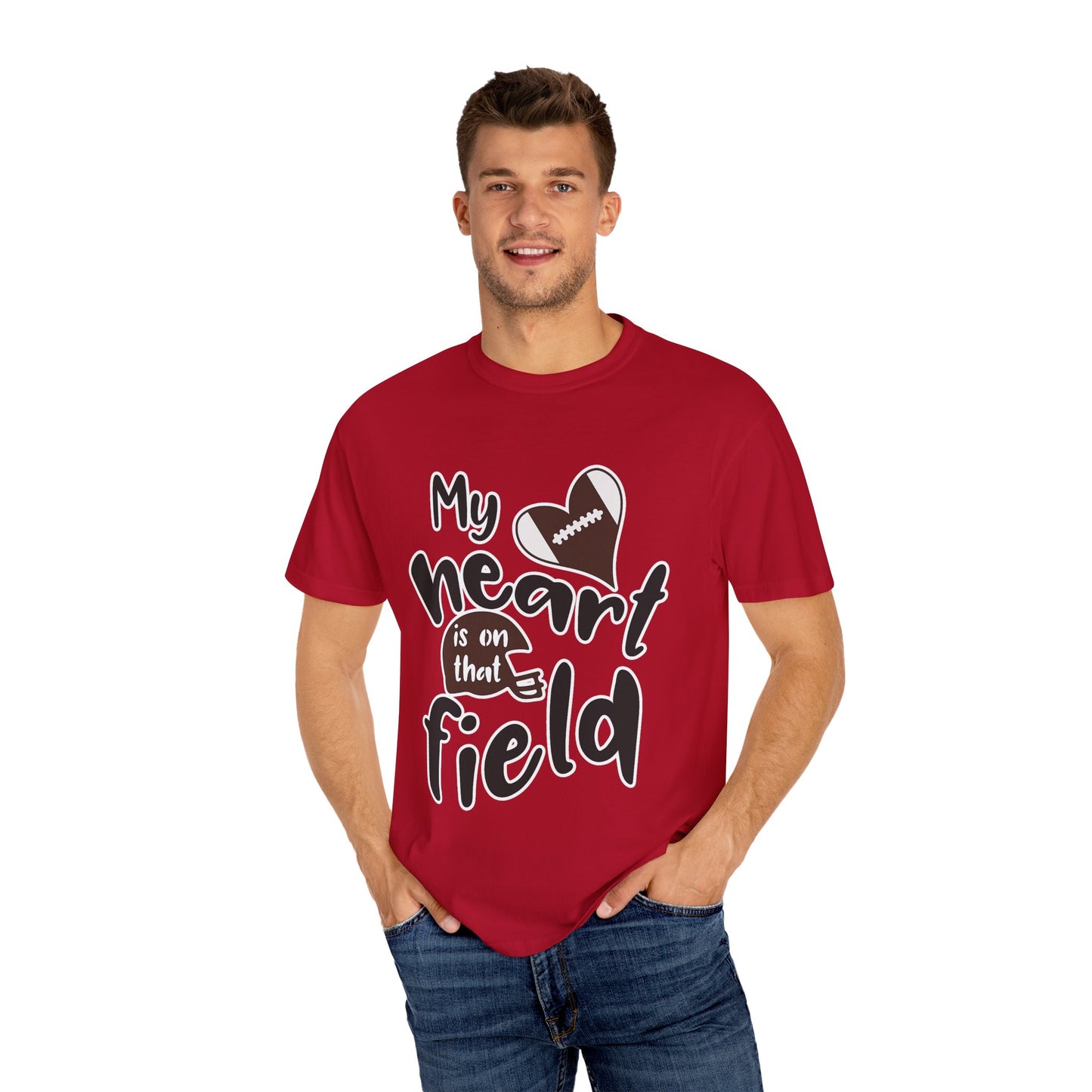Heart on the Field Tee - Perfect for Sports Fans, Gift for Athletes, Game Day Apparel, Unisex T-shirt, Sports Event Shirt