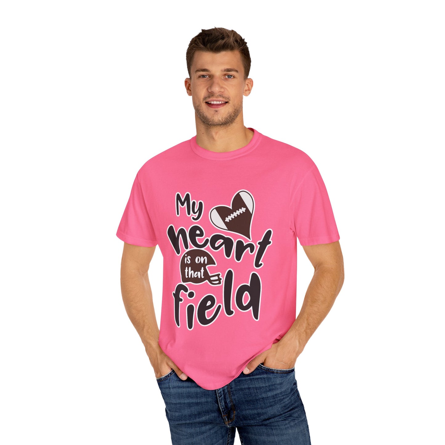 Heart on the Field Tee - Perfect for Sports Fans, Gift for Athletes, Game Day Apparel, Unisex T-shirt, Sports Event Shirt