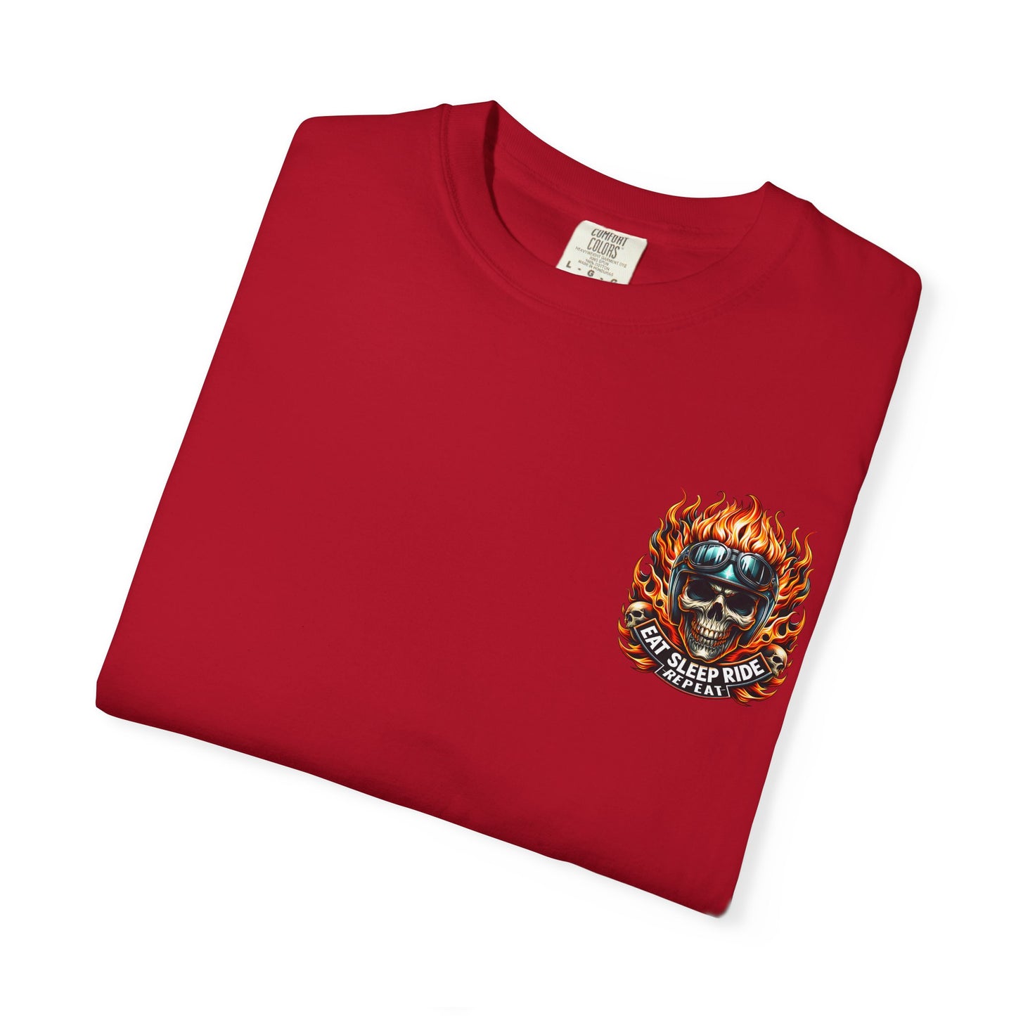 Bold Skull Graphic T-Shirt - Unisex, Biker Apparel, Casual Wear, Gift for Motorcycle Enthusiasts, Vintage Style Tee