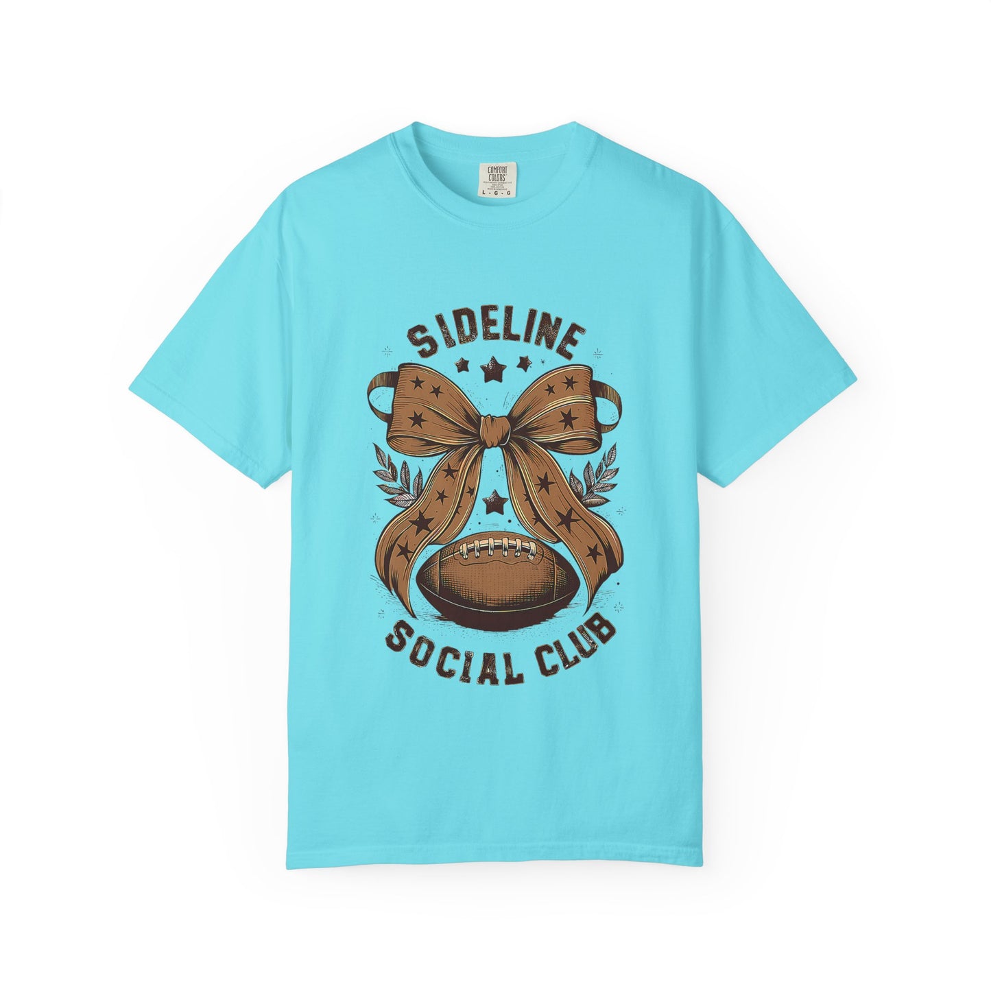 Football-Themed Unisex T-Shirt, Sideline Social Club Tee, Cozy Game Day Shirt, Perfect for Sports Lovers, Gifts for Football Fans