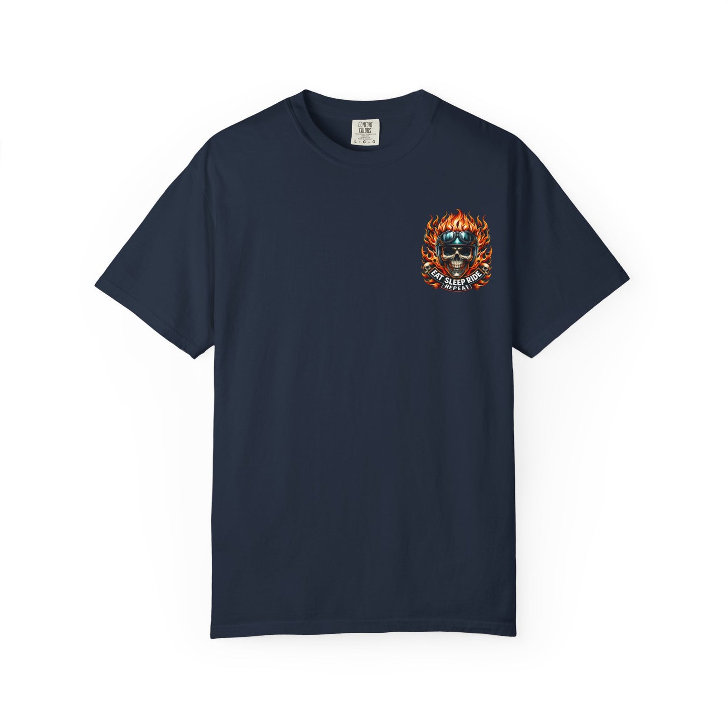 Bold Skull Graphic T-Shirt - Unisex, Biker Apparel, Casual Wear, Gift for Motorcycle Enthusiasts, Vintage Style Tee