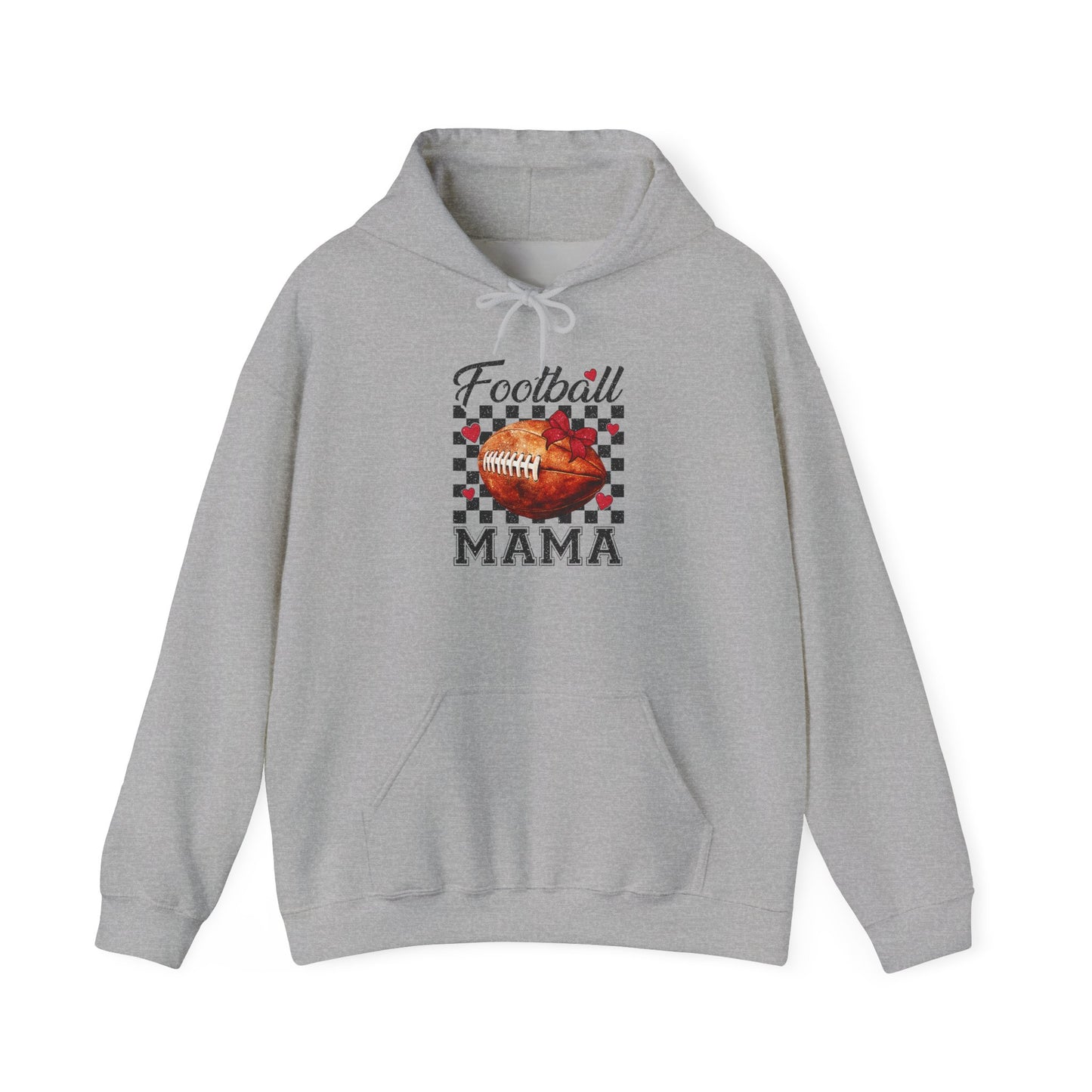 Football Mama Unisex Heavy Blend Hooded Sweatshirt | Cozy Sports Apparel for Football Moms, Gift for Game Day, Fall Fashion, Team Spirit