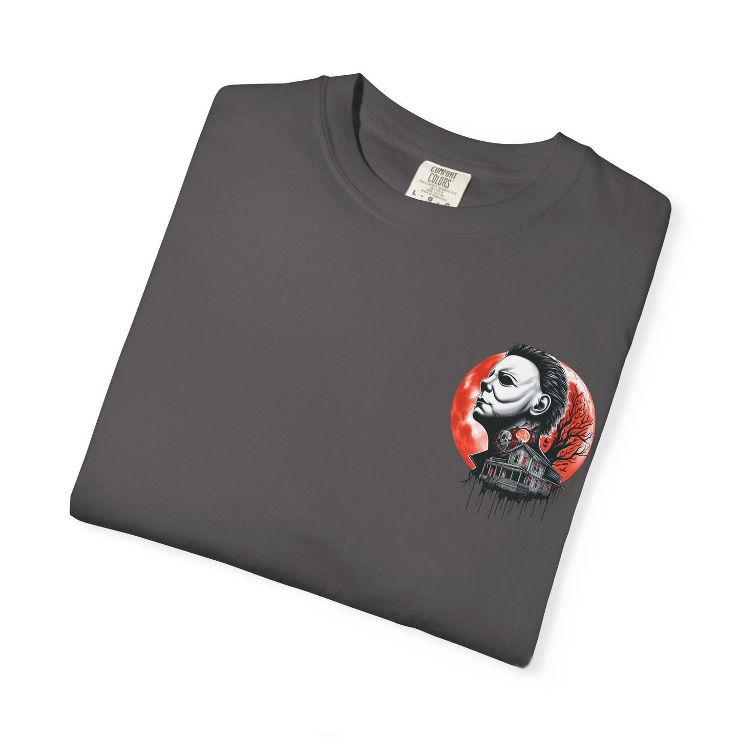 Spooky Horror Graphic T-shirt for Halloween, Unisex Tee, Scary Movie Fan Gift, Casual Wear, Gothic Style, Gift for Horror Lovers