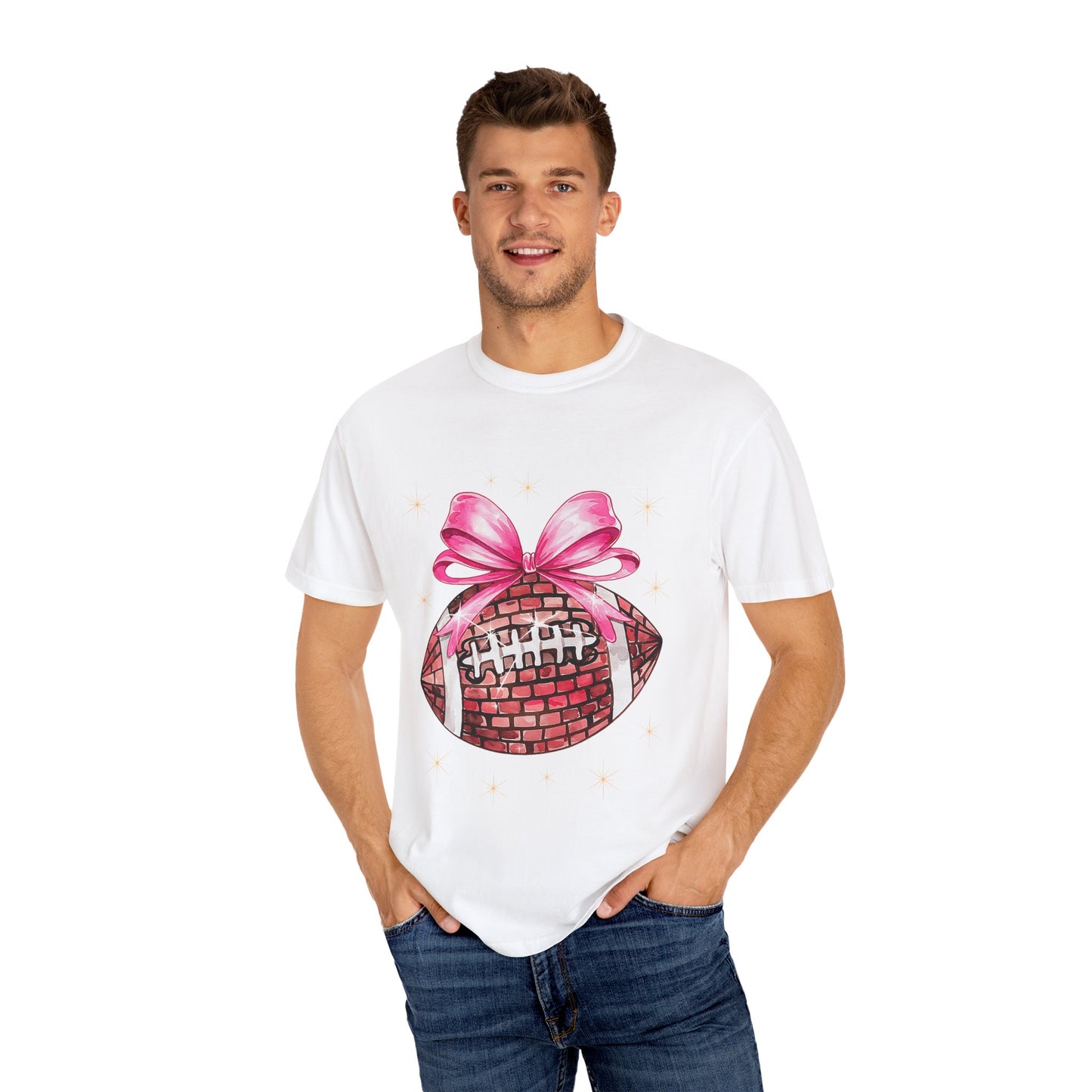 Cheerful Game Day T-Shirt, Football Lover Gift, Unisex Sports Tee, Birthday Gift, Casual Wear, Tailgate Attire