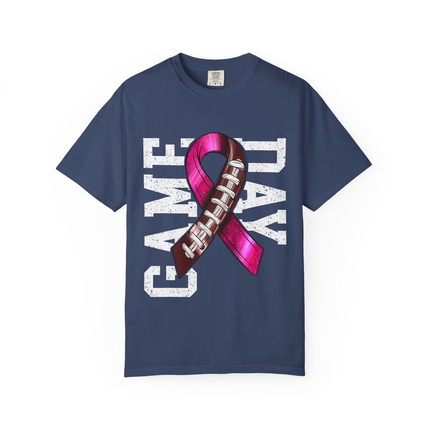 Game Day Football Awareness T-Shirt | Unisex, Casual Tee, Sports Fan Gift, Breast Cancer Awareness Tee, Game Day Outfit
