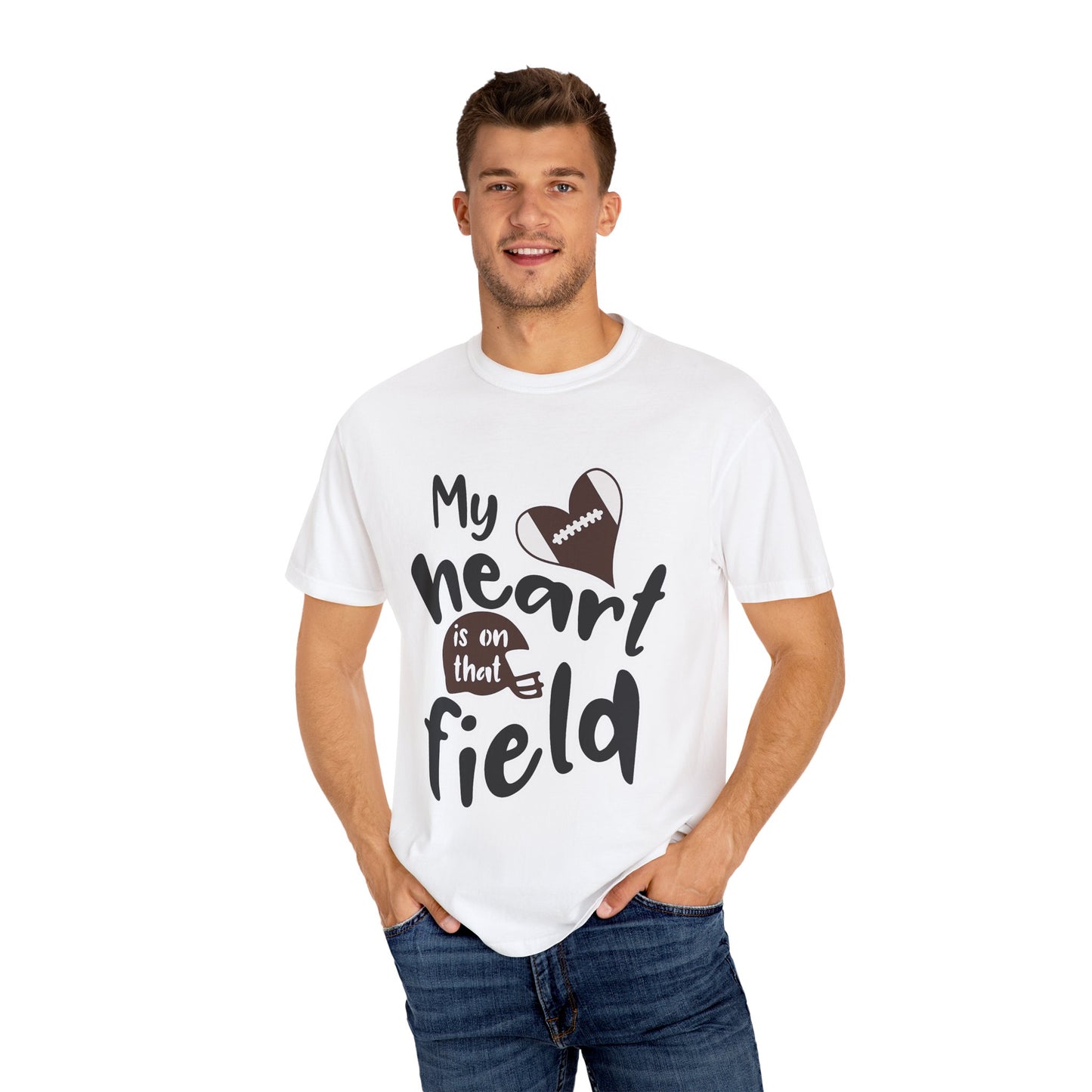 Heart on the Field Tee - Perfect for Sports Fans, Gift for Athletes, Game Day Apparel, Unisex T-shirt, Sports Event Shirt