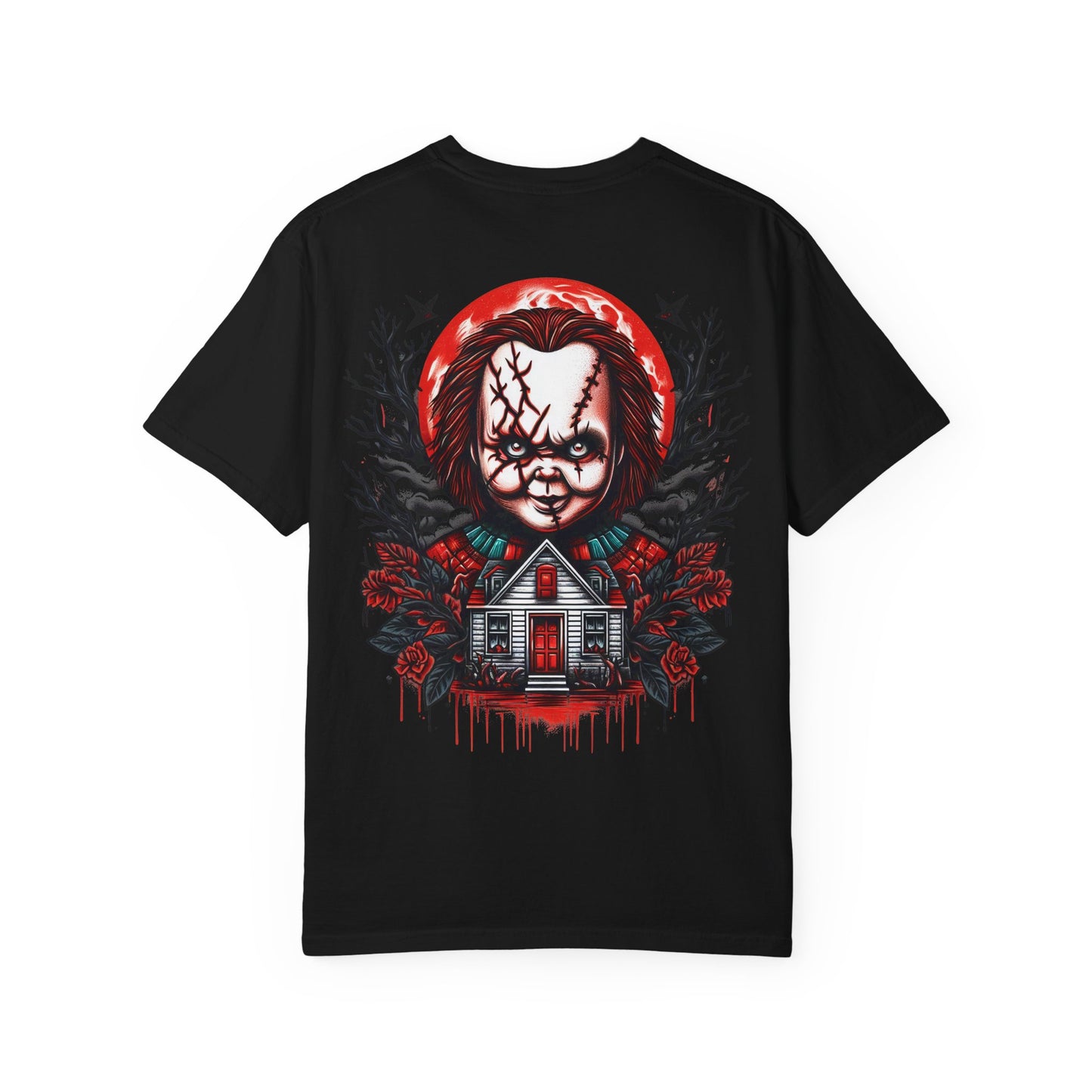 Chilling Horror Graphic T-Shirt, Halloween Costume, Unisex Tee, Spooky Gift, Creepy Apparel, Horror Lover's Merchandise