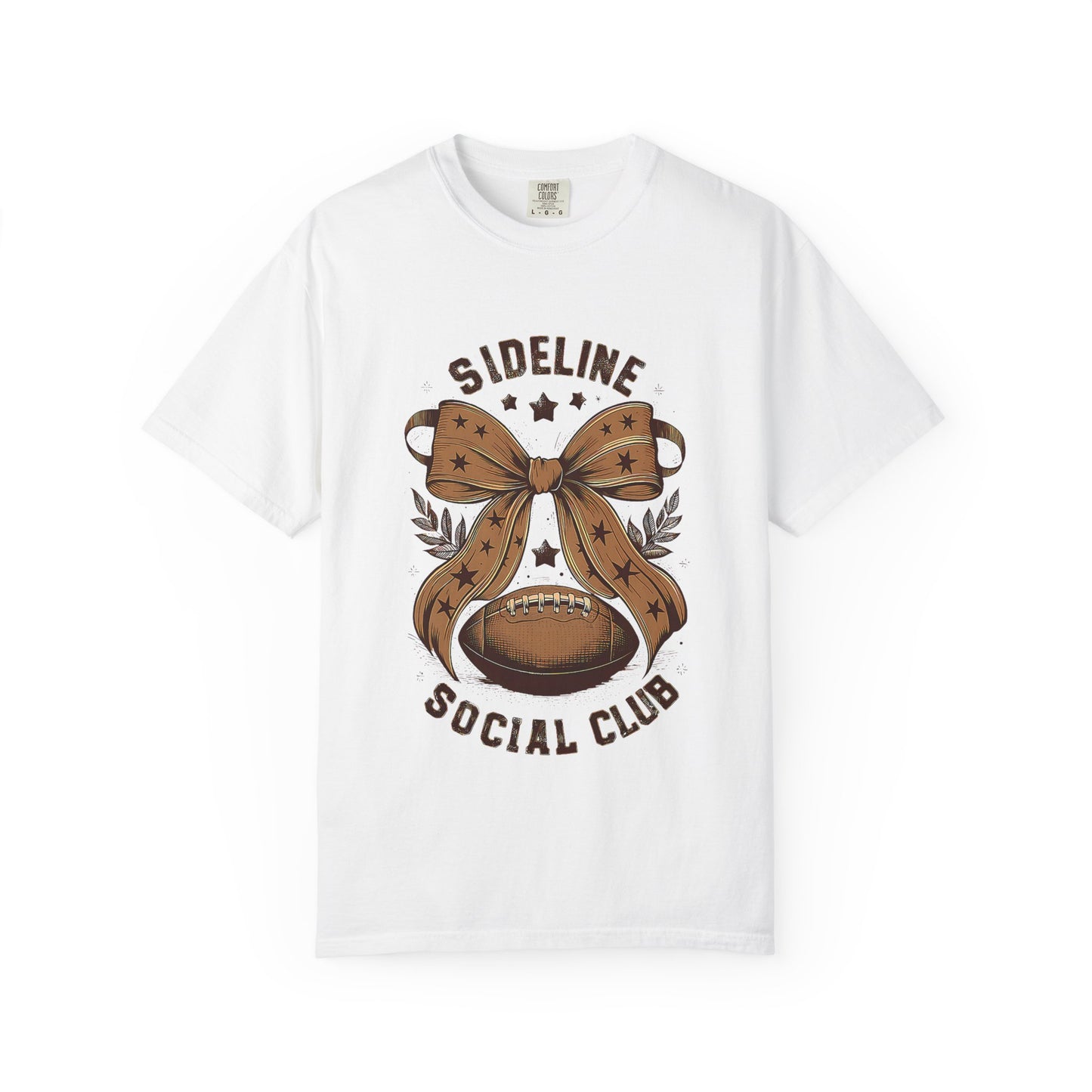 Football-Themed Unisex T-Shirt, Sideline Social Club Tee, Cozy Game Day Shirt, Perfect for Sports Lovers, Gifts for Football Fans
