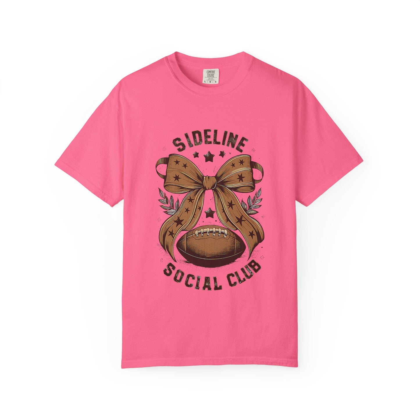 Football-Themed Unisex T-Shirt, Sideline Social Club Tee, Cozy Game Day Shirt, Perfect for Sports Lovers, Gifts for Football Fans