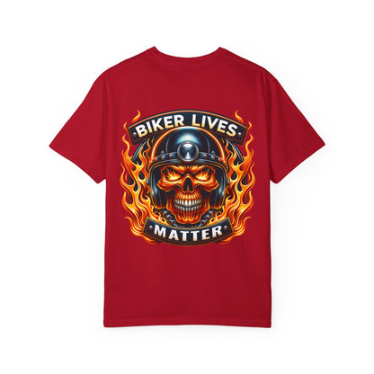 Biker Lives Matter T-Shirt, Cool Graphic Tee, Unisex Casual Wear, Perfect for Motorcycle Riders, Gift for Bikers, Unique Streetwear