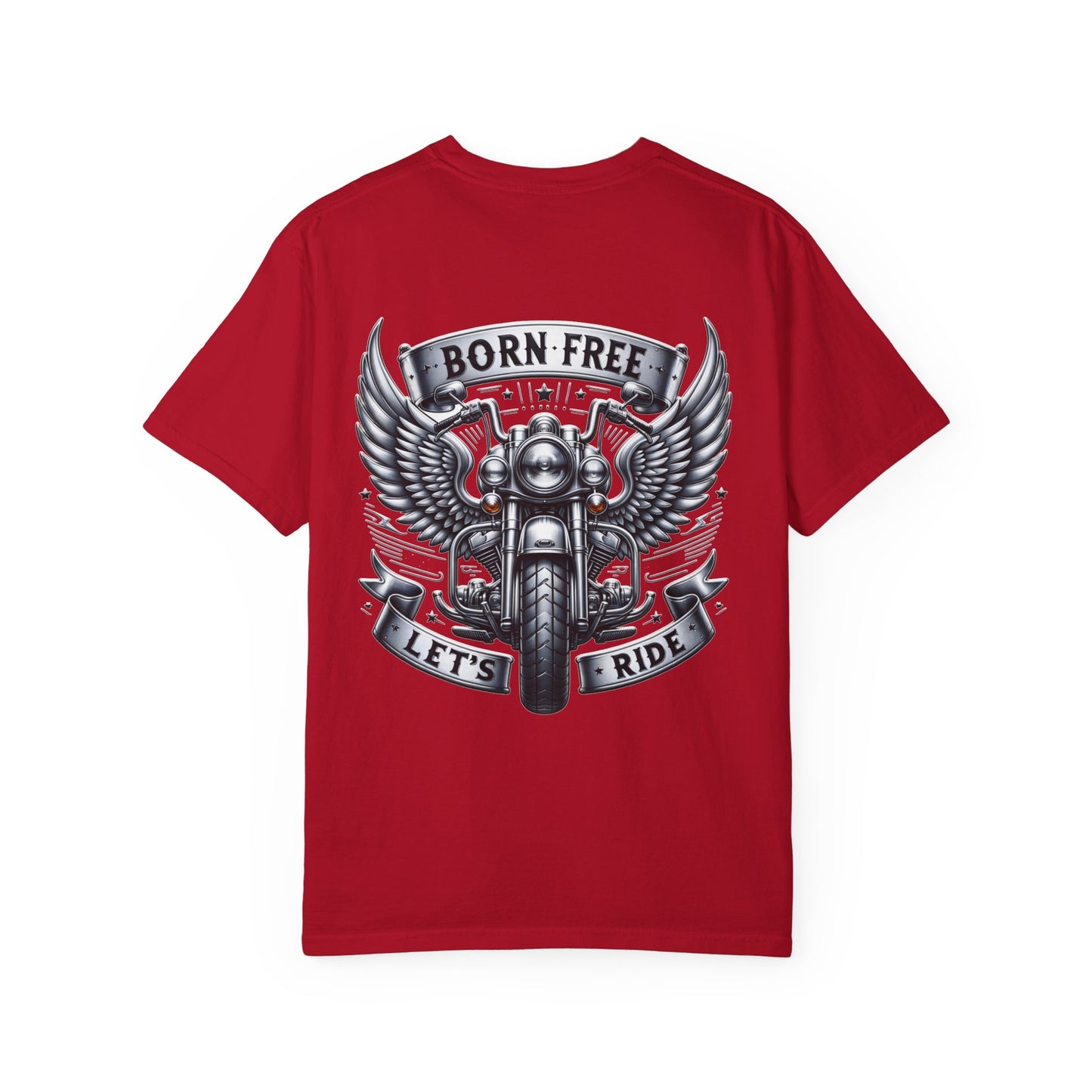 Motorcycle Freedom T-Shirt, Unisex Garment-Dyed Tee, Biker Lifestyle Apparel, Perfect Gift for Riders, Born Free Ride Tee, Summer [...]