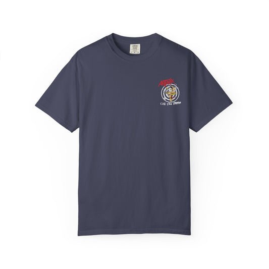 Unisex Garment-Dyed T-Shirt, Perfect for Rock Concerts, Casual Outings, Music Lovers, Gifts for Him/Her, Vintage Style Tee