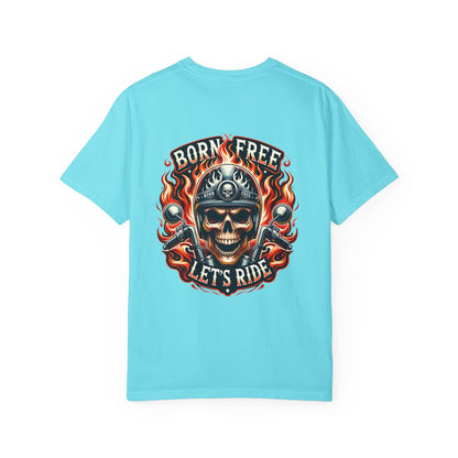 Vibrant Unisex Garment-Dyed T-shirt with Artistic Design, Casual Wear, Graphic Tee, Unique Gift, Everyday Fashion, Summer Essentials