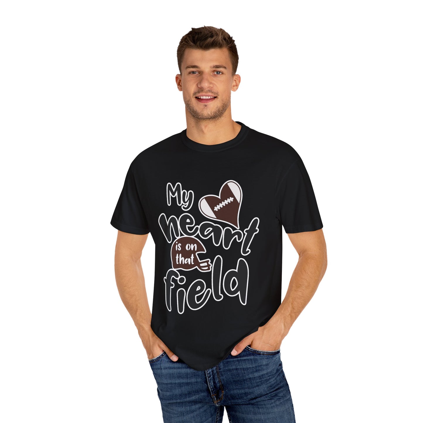 Heart on the Field Tee - Perfect for Sports Fans, Gift for Athletes, Game Day Apparel, Unisex T-shirt, Sports Event Shirt