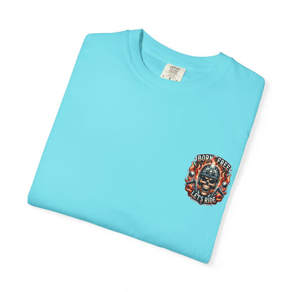 Vibrant Unisex Garment-Dyed T-shirt with Artistic Design, Casual Wear, Graphic Tee, Unique Gift, Everyday Fashion, Summer Essentials