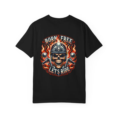 Vibrant Unisex Garment-Dyed T-shirt with Artistic Design, Casual Wear, Graphic Tee, Unique Gift, Everyday Fashion, Summer Essentials