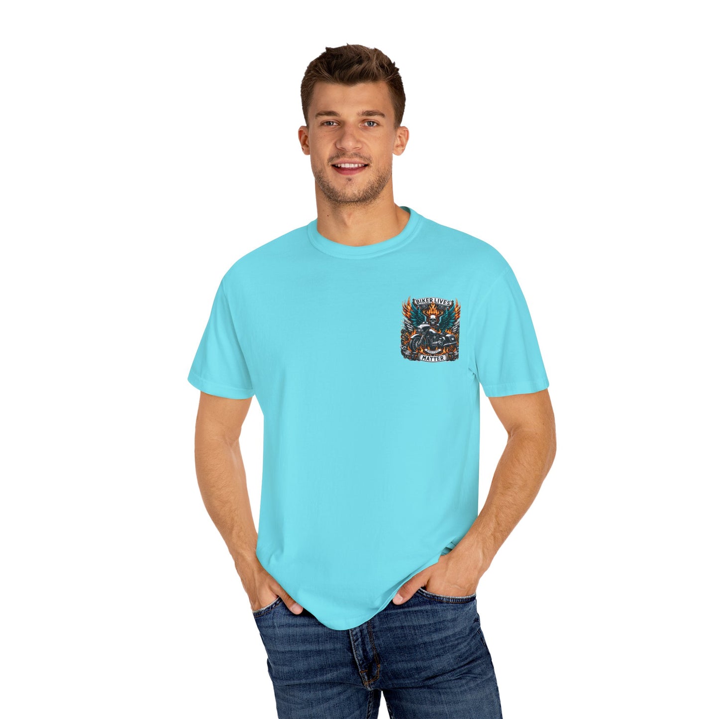 Biker Lives Matter T-Shirt, Unisex Graphic Tee, Motorbike Apparel, Casual Wear, Gift for Bikers, Motorcycle Enthusiasts