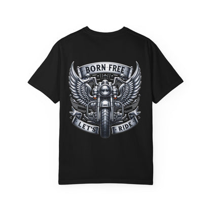 Motorcycle Freedom T-Shirt, Unisex Garment-Dyed Tee, Biker Lifestyle Apparel, Perfect Gift for Riders, Born Free Ride Tee, Summer [...]