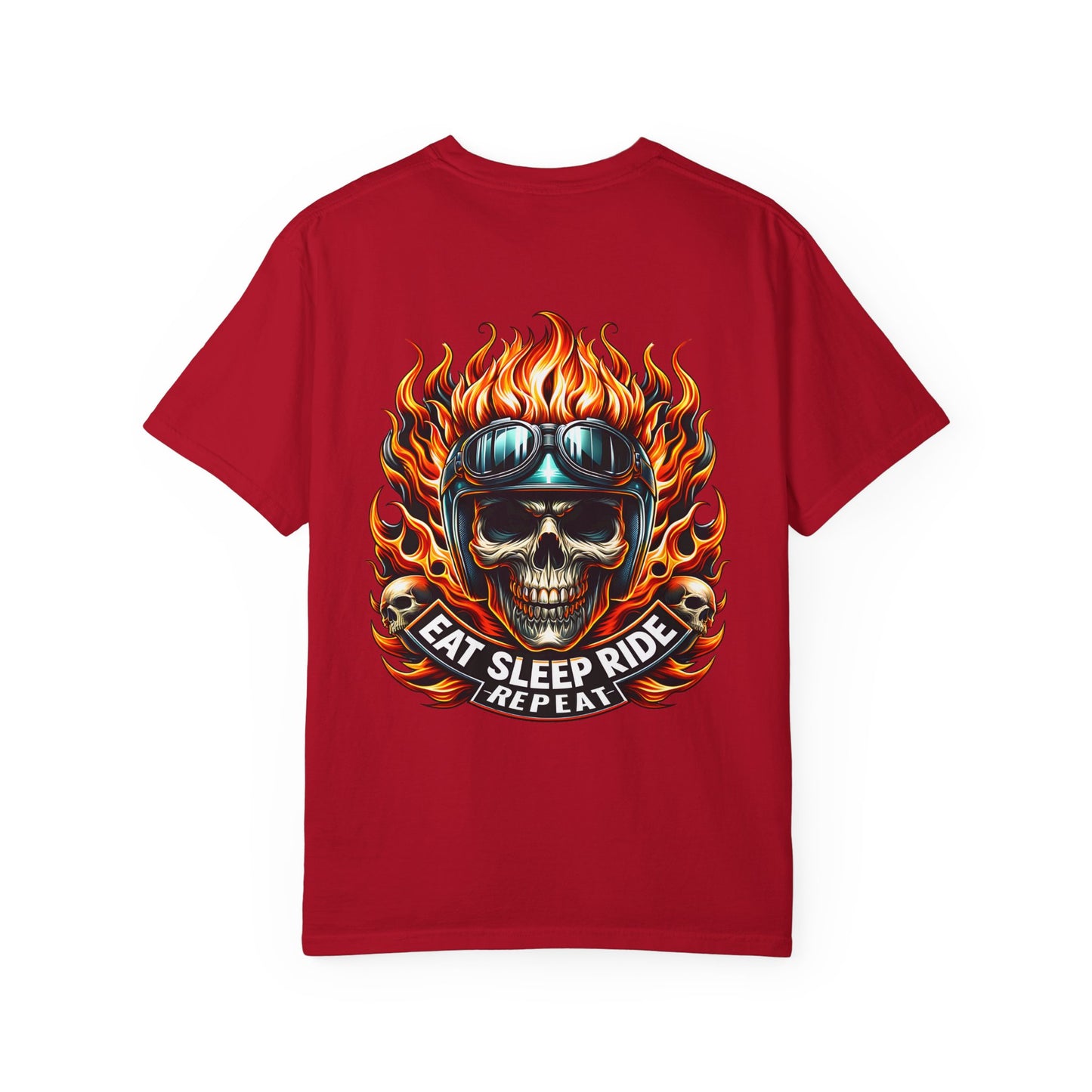 Bold Skull Graphic T-Shirt - Unisex, Biker Apparel, Casual Wear, Gift for Motorcycle Enthusiasts, Vintage Style Tee