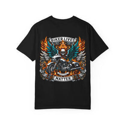 Biker Lives Matter T-Shirt, Unisex Graphic Tee, Motorbike Apparel, Casual Wear, Gift for Bikers, Motorcycle Enthusiasts