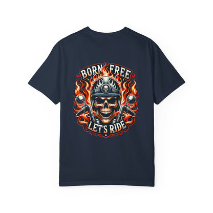 Vibrant Unisex Garment-Dyed T-shirt with Artistic Design, Casual Wear, Graphic Tee, Unique Gift, Everyday Fashion, Summer Essentials