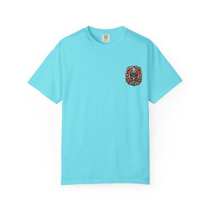 Vibrant Unisex Garment-Dyed T-shirt with Artistic Design, Casual Wear, Graphic Tee, Unique Gift, Everyday Fashion, Summer Essentials