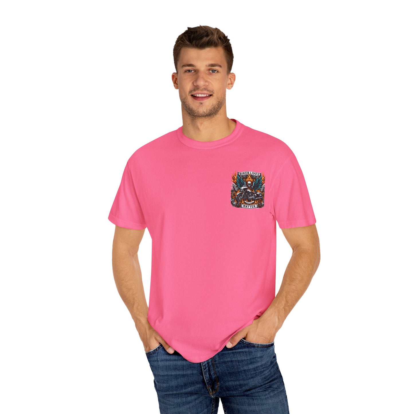 Biker Lives Matter T-Shirt, Unisex Graphic Tee, Motorbike Apparel, Casual Wear, Gift for Bikers, Motorcycle Enthusiasts