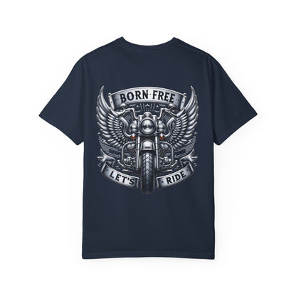 Motorcycle Freedom T-Shirt, Unisex Garment-Dyed Tee, Biker Lifestyle Apparel, Perfect Gift for Riders, Born Free Ride Tee, Summer [...]