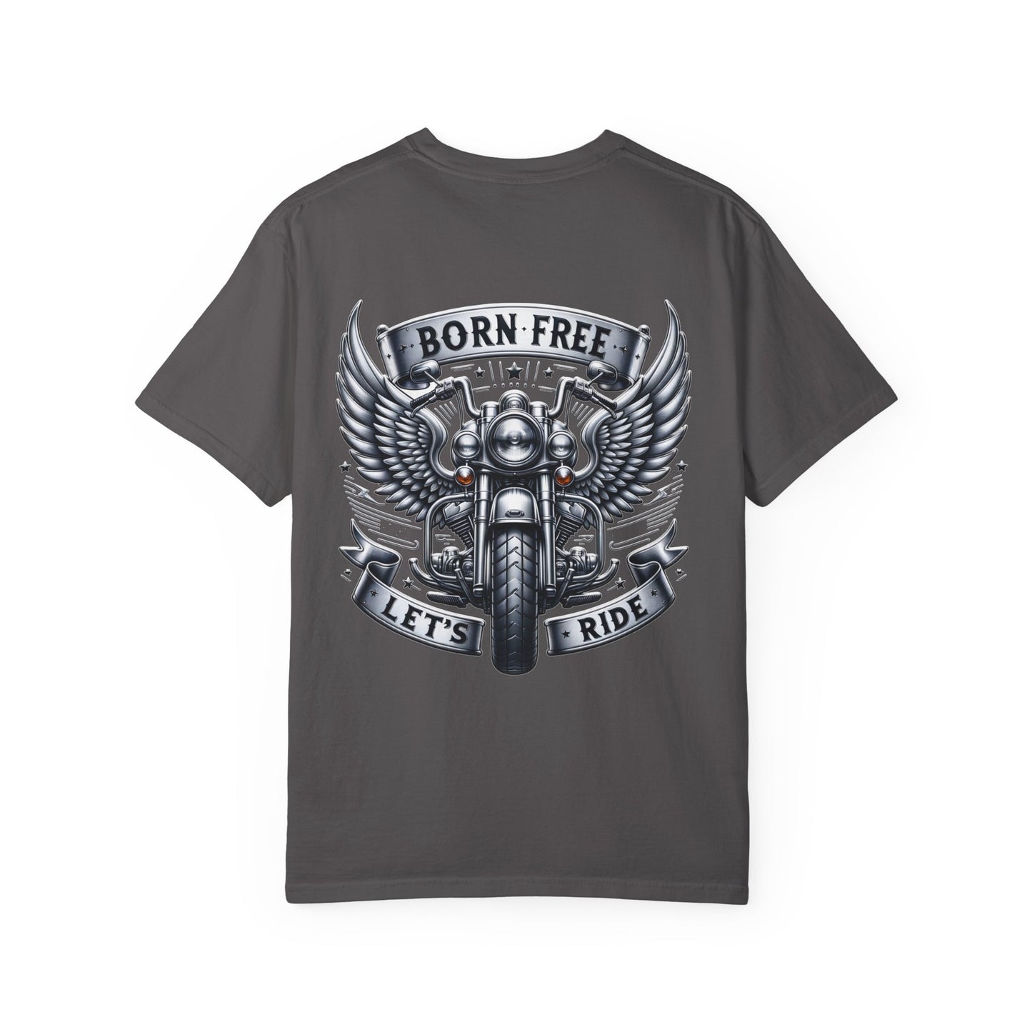 Motorcycle Freedom T-Shirt, Unisex Garment-Dyed Tee, Biker Lifestyle Apparel, Perfect Gift for Riders, Born Free Ride Tee, Summer [...]