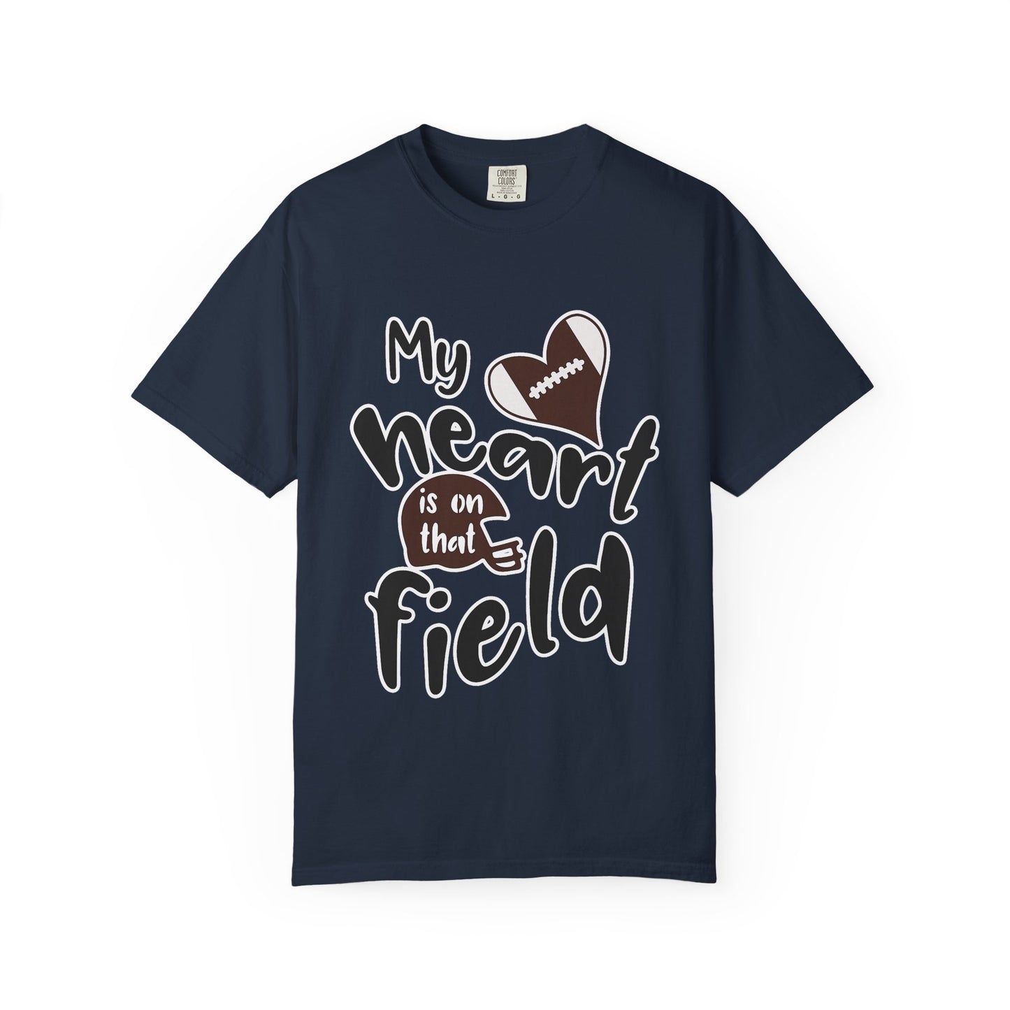 Heart on the Field Tee - Perfect for Sports Fans, Gift for Athletes, Game Day Apparel, Unisex T-shirt, Sports Event Shirt