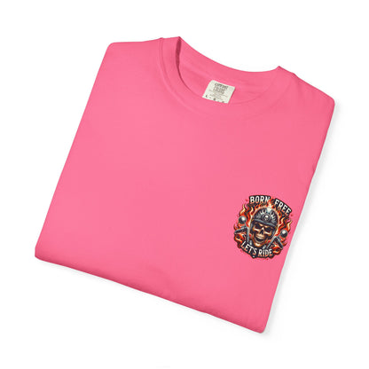 Vibrant Unisex Garment-Dyed T-shirt with Artistic Design, Casual Wear, Graphic Tee, Unique Gift, Everyday Fashion, Summer Essentials