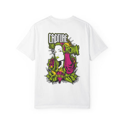Vibrant Graphic T-shirt, Unisex Casual Tee, Trendy Streetwear, Gift for Her, Capture the Crown Design