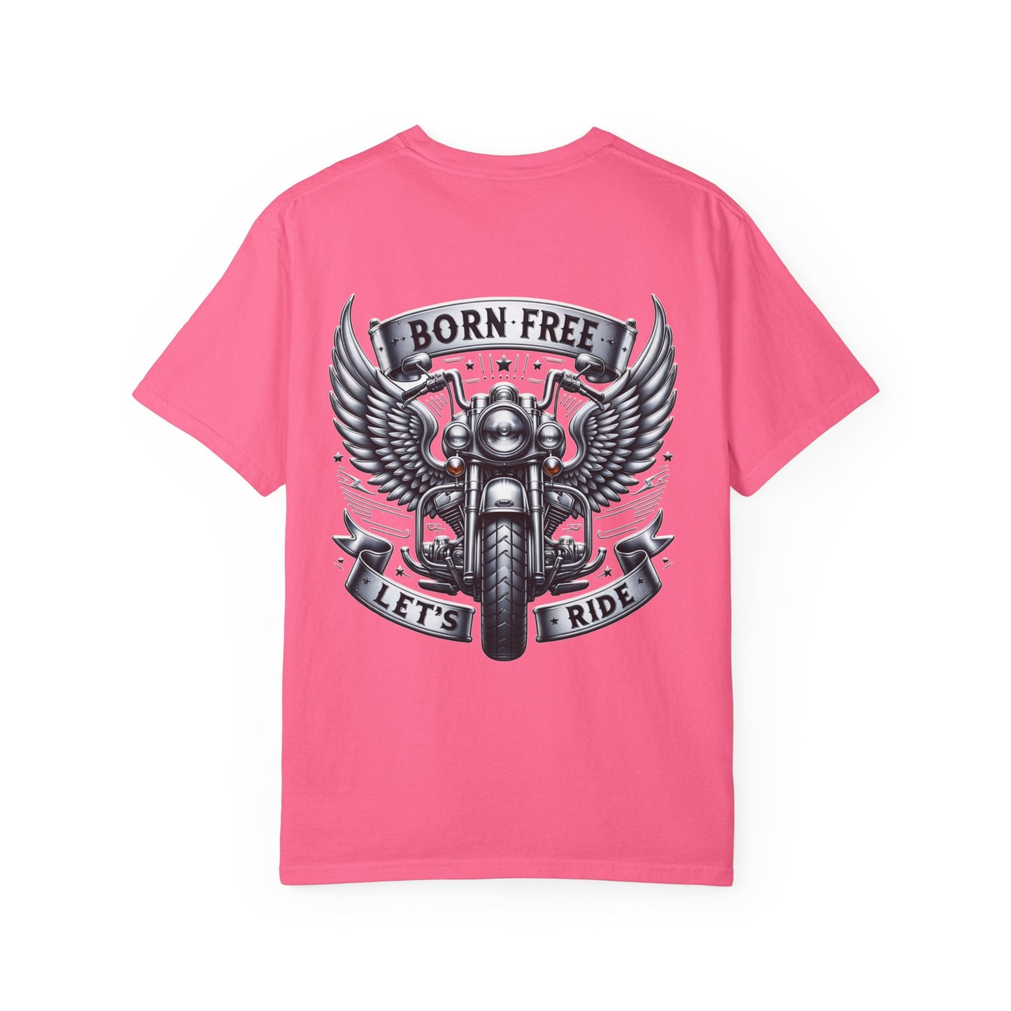 Motorcycle Freedom T-Shirt, Unisex Garment-Dyed Tee, Biker Lifestyle Apparel, Perfect Gift for Riders, Born Free Ride Tee, Summer [...]