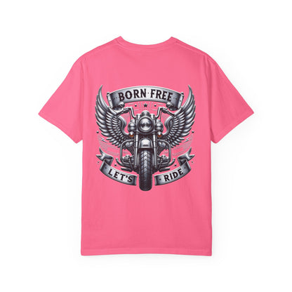 Motorcycle Freedom T-Shirt, Unisex Garment-Dyed Tee, Biker Lifestyle Apparel, Perfect Gift for Riders, Born Free Ride Tee, Summer [...]