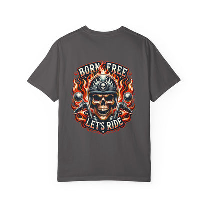 Vibrant Unisex Garment-Dyed T-shirt with Artistic Design, Casual Wear, Graphic Tee, Unique Gift, Everyday Fashion, Summer Essentials