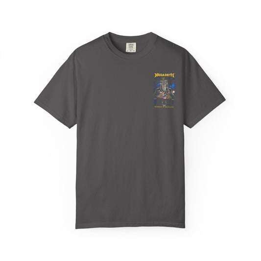 Unisex Garment-Dyed T-shirt featuring Megadeth's "Symphony of Destruction", Rock Band Merchandise, Concert Outfit, Music Lover Gift, [...]
