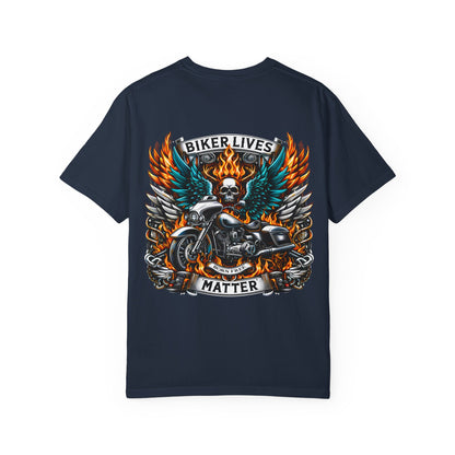 Biker Lives Matter T-Shirt, Unisex Graphic Tee, Motorbike Apparel, Casual Wear, Gift for Bikers, Motorcycle Enthusiasts