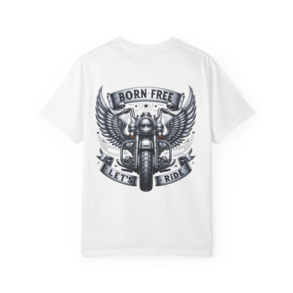 Motorcycle Freedom T-Shirt, Unisex Garment-Dyed Tee, Biker Lifestyle Apparel, Perfect Gift for Riders, Born Free Ride Tee, Summer [...]